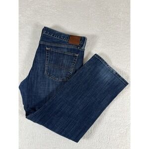 Lucky Brand 455 Relaxed Bootcut Dark Wash Stretch Denim Men's Sz 40x30 (42x31.5)